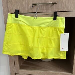 NWT lululemon athletica Women's highlighter Yellow Shirt
